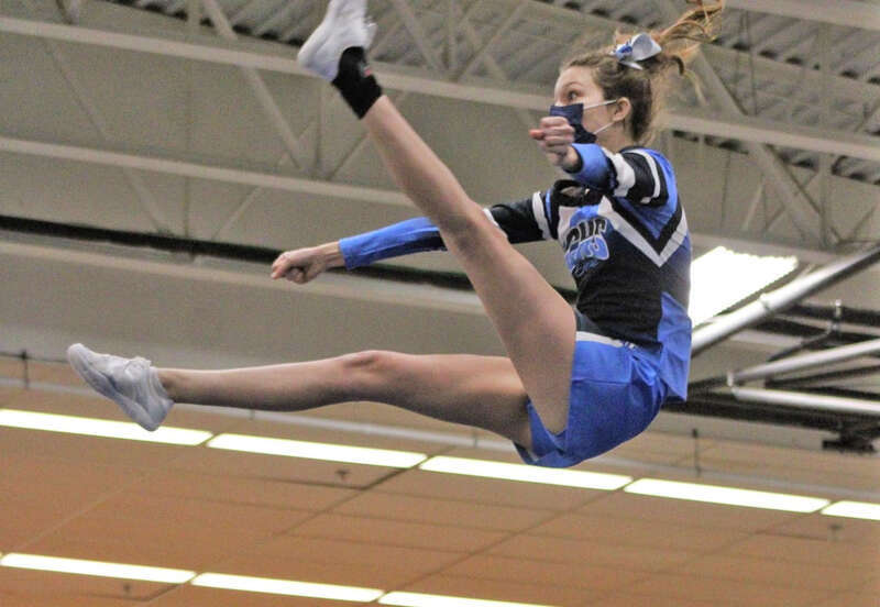 Calais High School Cheerleaders Wows Crowd with Halftime Performance